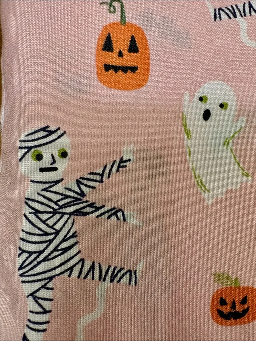 London Kaye Halloween Pink Playful Ghost Bat & Pumpkin Queen 4-Pc Sheet Set, NEW